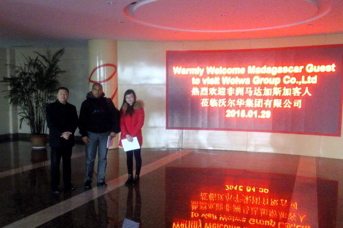 馬達加斯加客戶訪問沃爾華集團