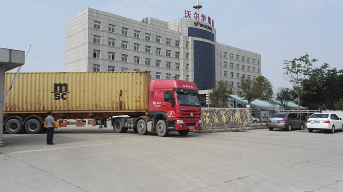 沃爾華集團一批混凝土施工設備順利出口南非