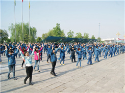 沃爾華集團啟動早操制度，展示企業(yè)良好風貌