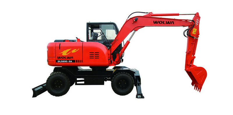 DLS890-9A輪式液壓挖掘機產品實拍圖